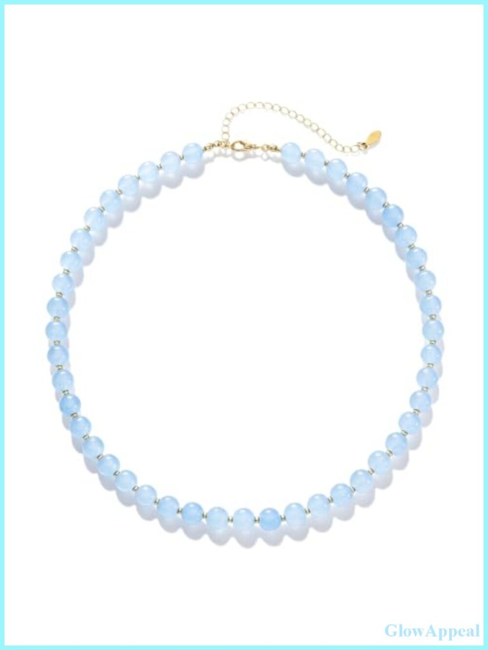 Chunky Beaded Necklace Acrylic Spring Ring Clasp Women Boho Summer Jewelry